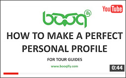 how to make a personal profile for tour guides